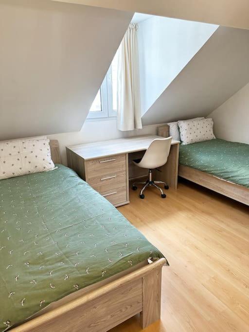 Large Quiet Whole House Near Historic Gent Centre Villa Buitenkant foto